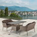 Комплект плетеной мебели с диванами T198C/S54C-W53 Brown,Light brown,Latte
